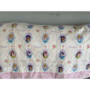 VTG Disney Home princess Cinderella belle jasmine Snow White full flat sheet USA